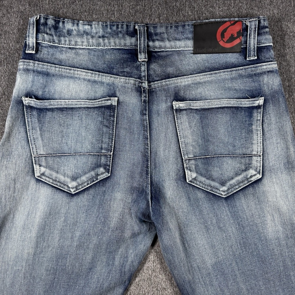 Ecko Unltd Jeans Mens 36 Athletic Blue Stone Wash Urban‎ Skater 36x32